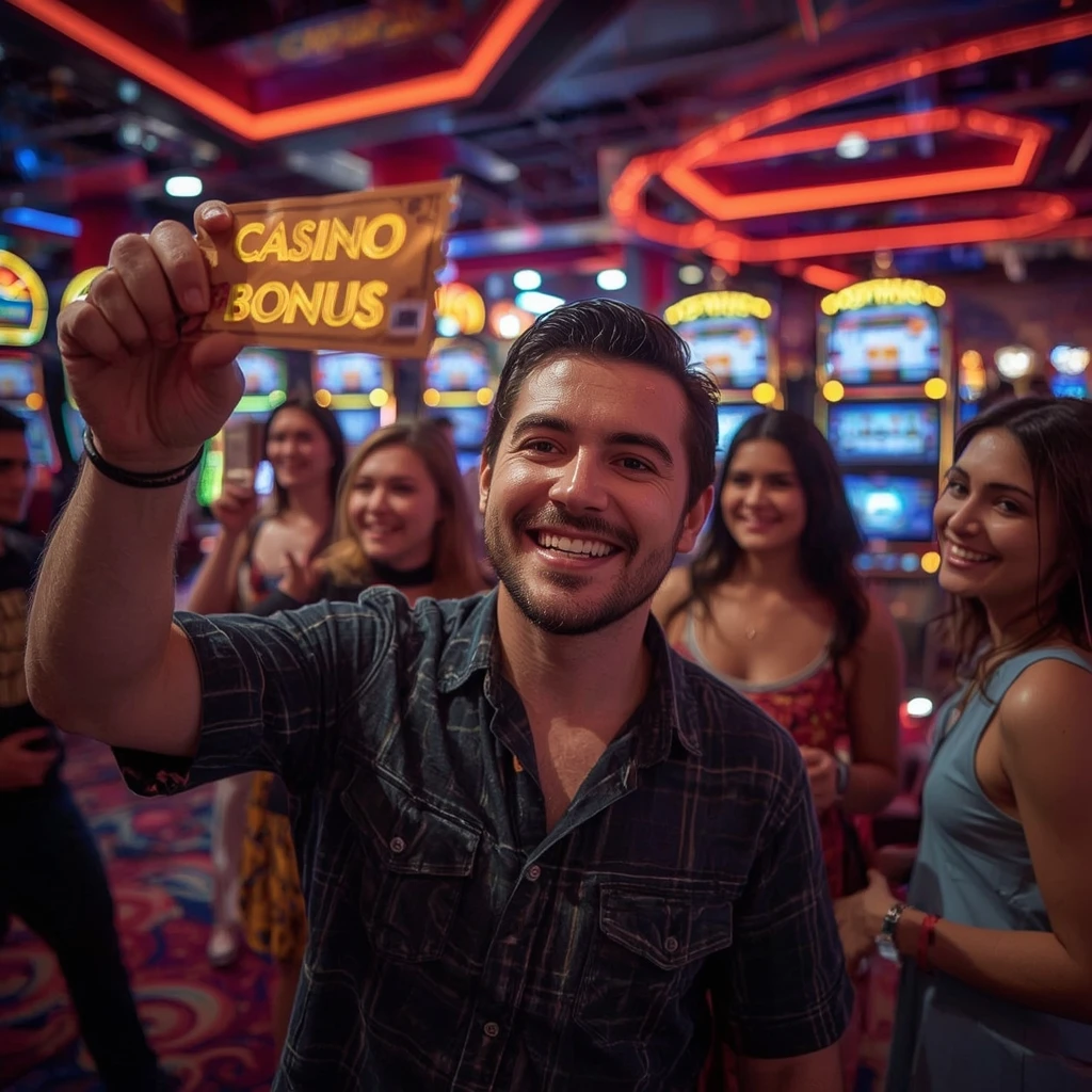 una persona con un bonus del casinò 0039Bet Casino